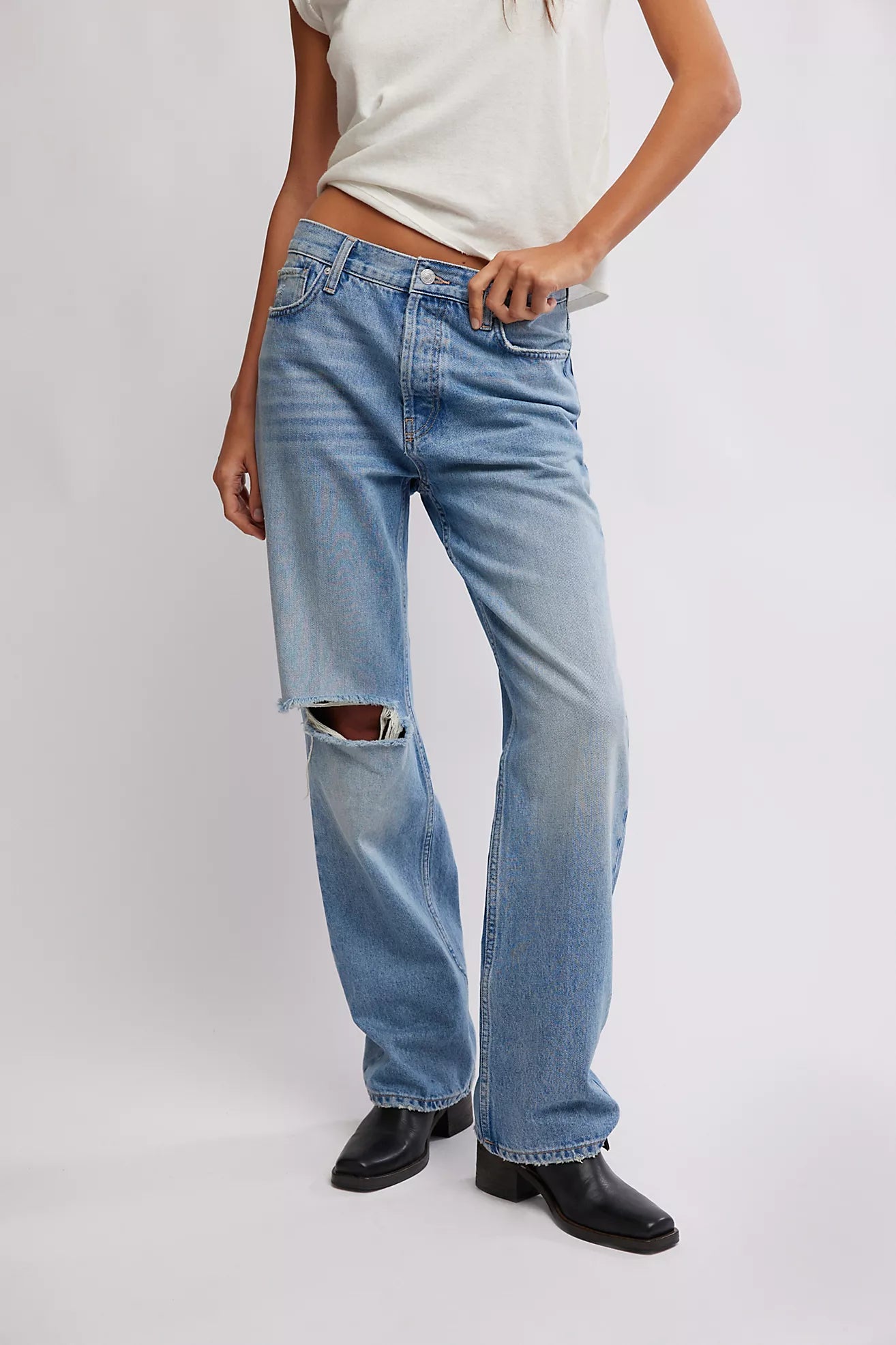 Free People We The Free Holly Bootcut Jeans/Cambridge