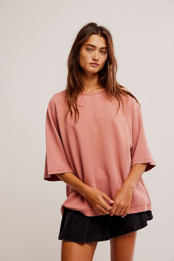 Free People Joah Tee/ Cedar Wood