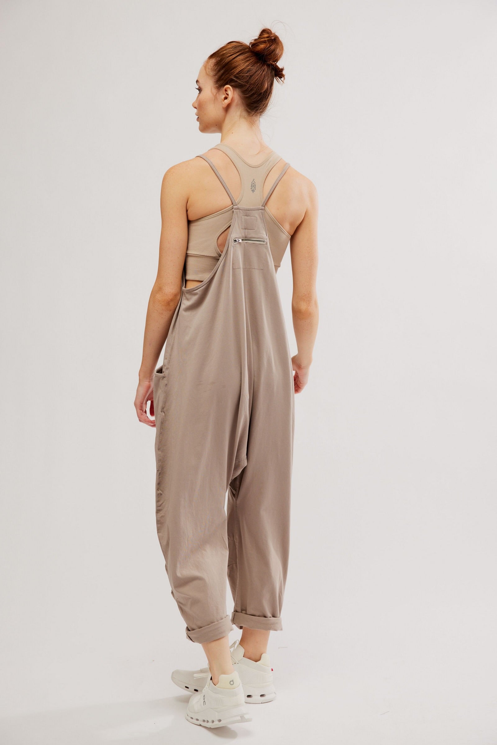 Free People Hot Shot Onesie/Mocha Latte