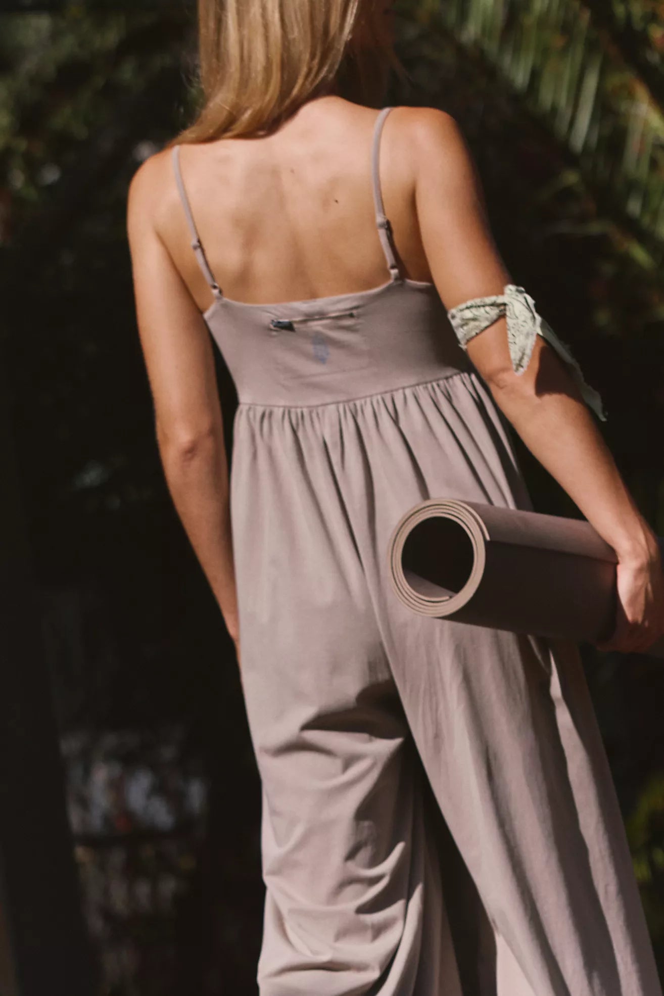 Free People Hot Shot Strappy Onesie/Hickory
