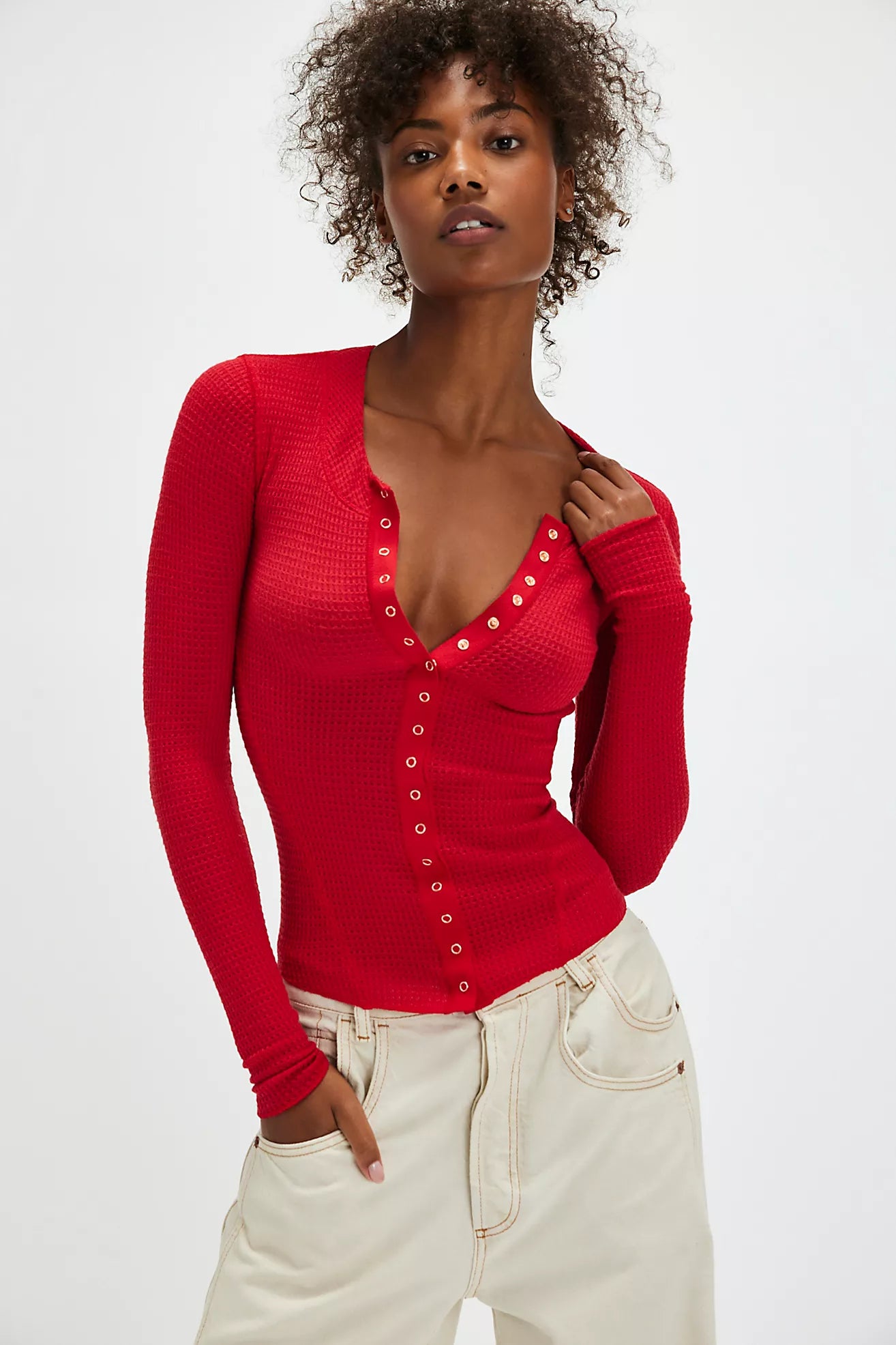Free People Going Places Cardi/Cherry Crush
