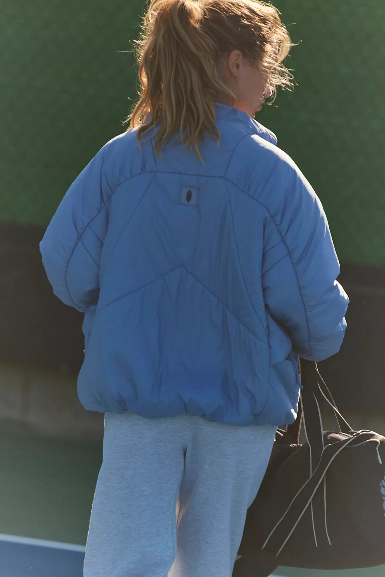 Free People Layer Up Liner Jacket/Blue Grey