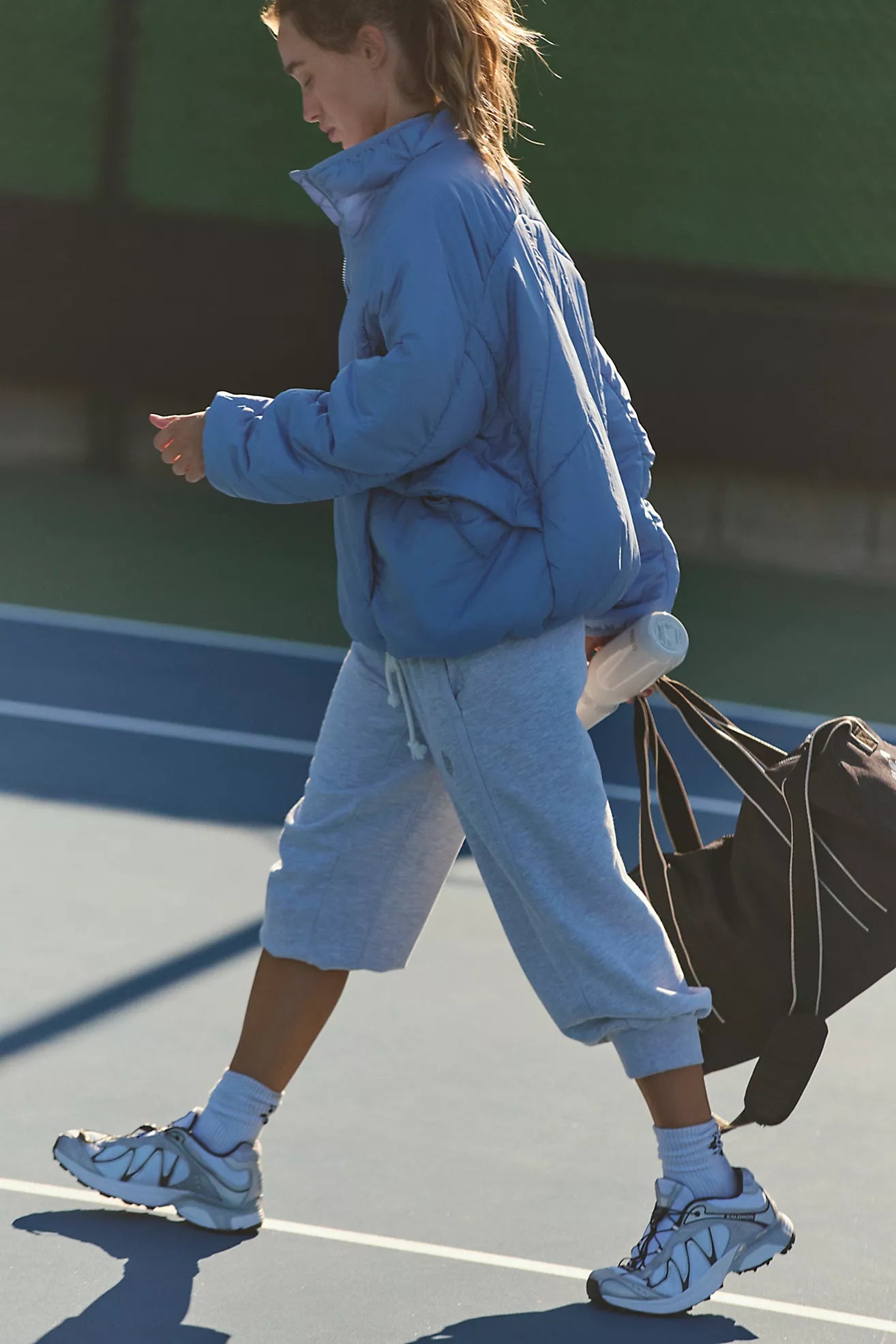 Free People Layer Up Liner Jacket/Blue Grey