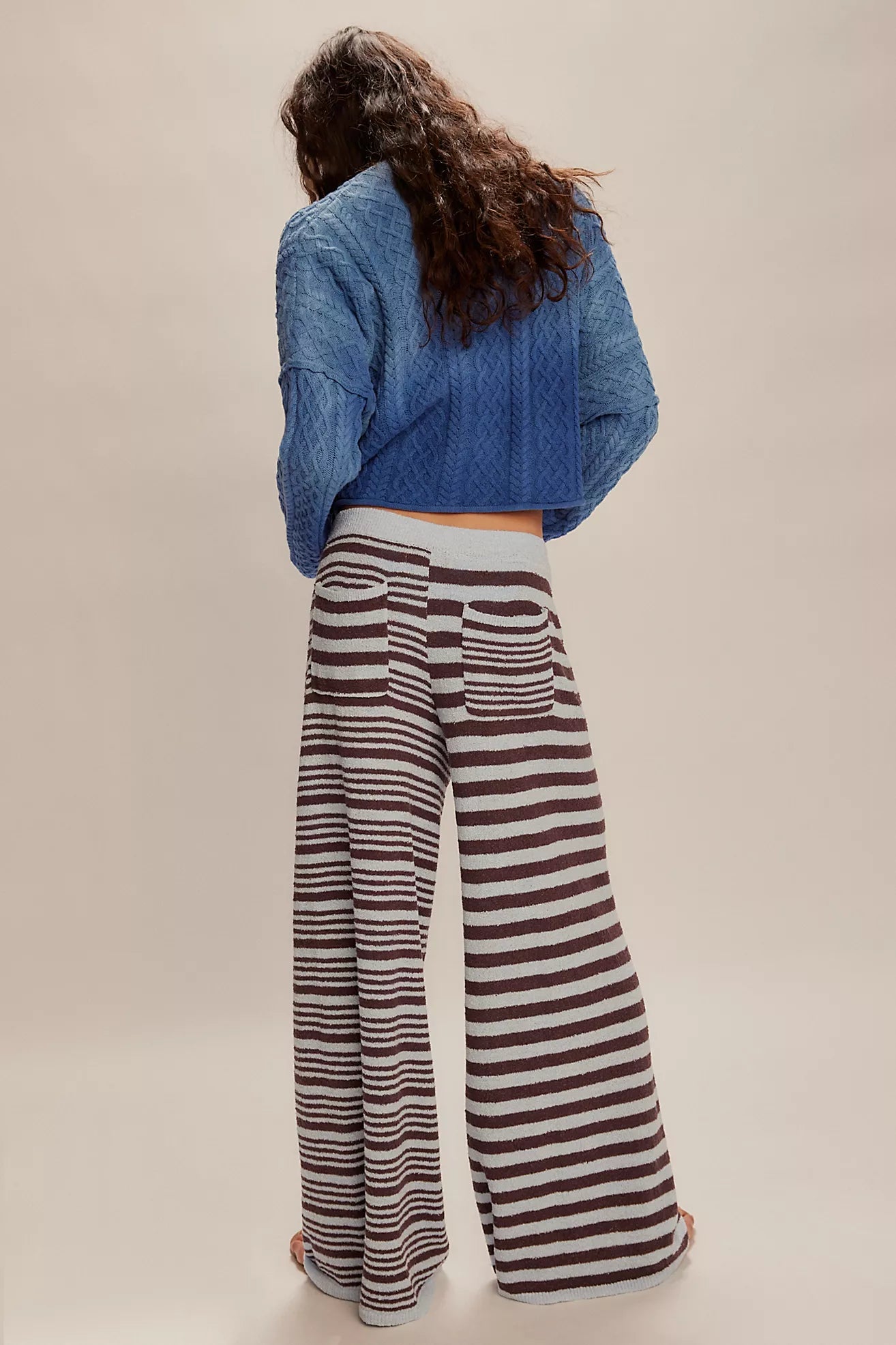 Free People Allyson Striped Pants/Day Trip