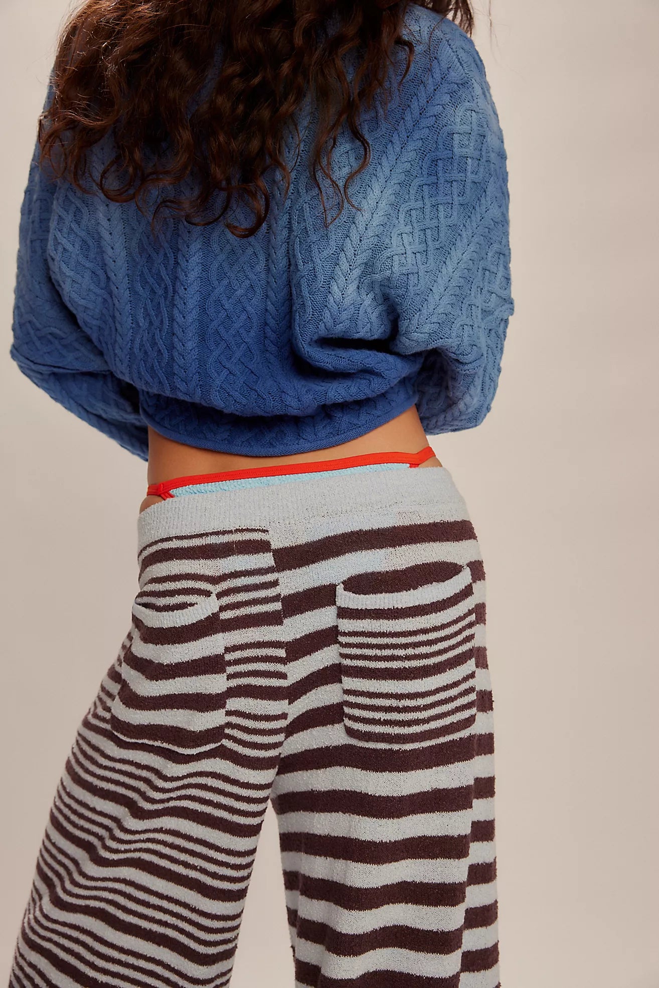 Free People Allyson Striped Pants/Day Trip