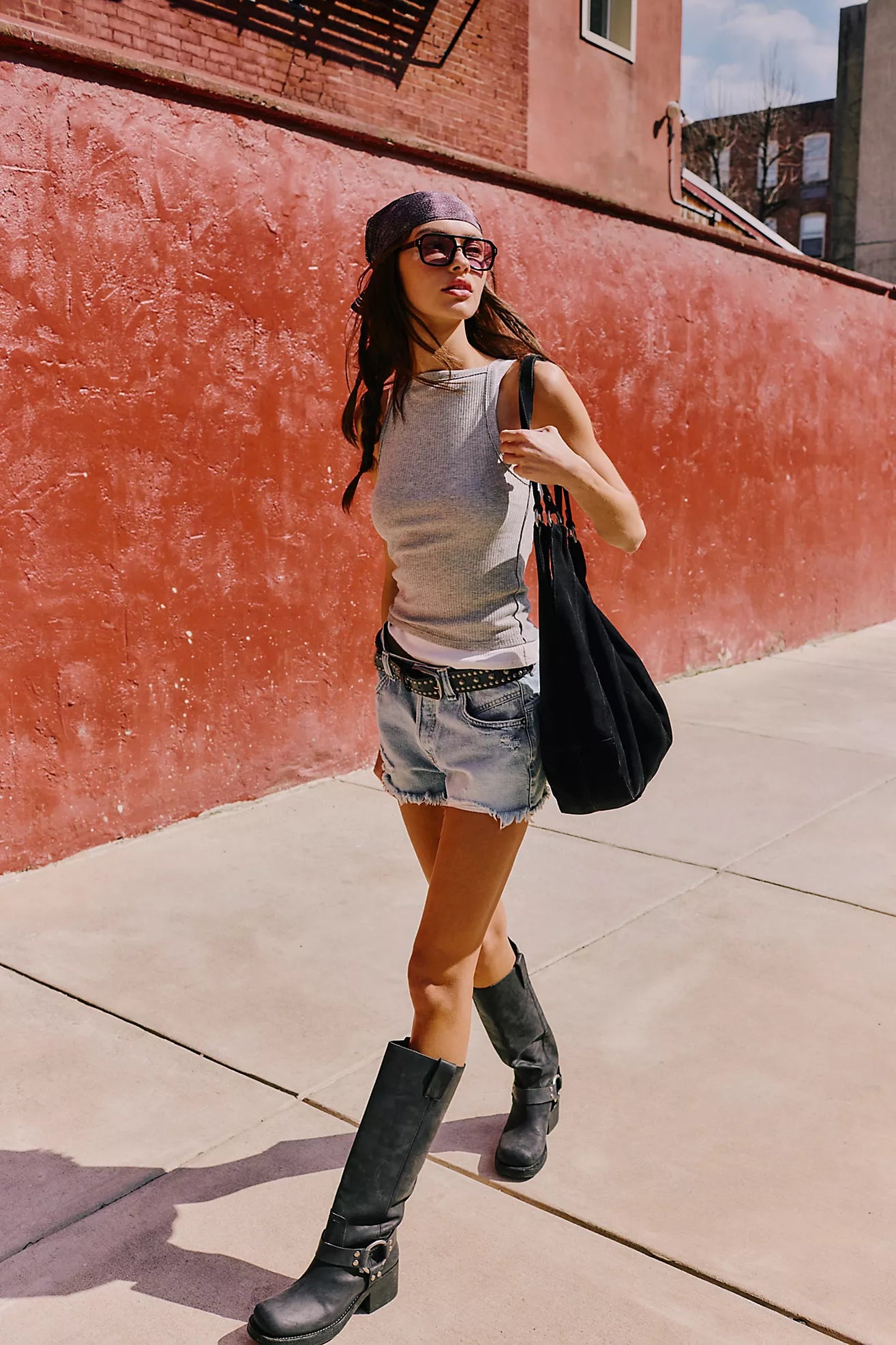 Free People We The Free Now Or Never Denim Shorts/Moon Child