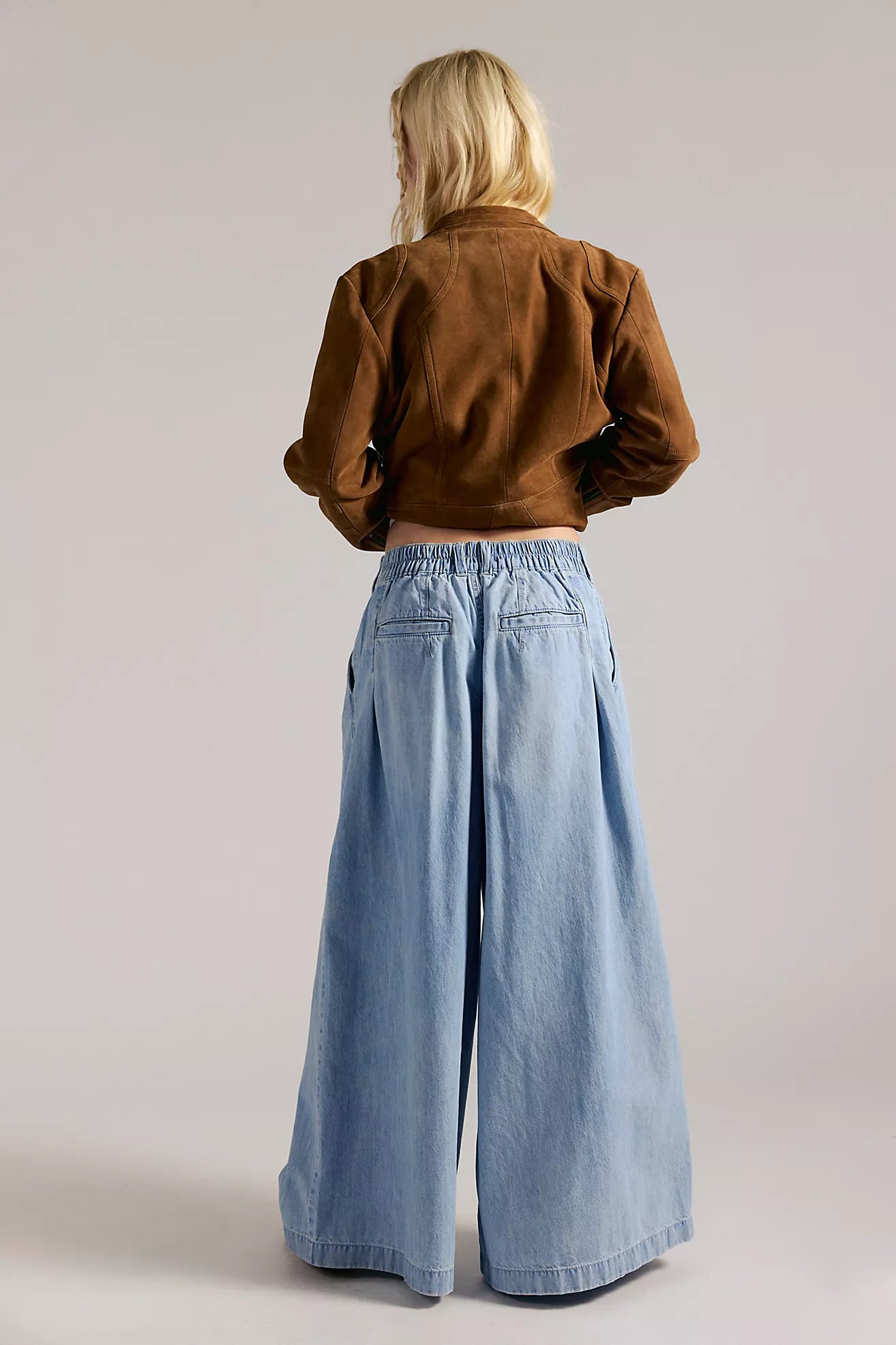 Free People We The Free Scout Wide-Leg Jeans/California Blue