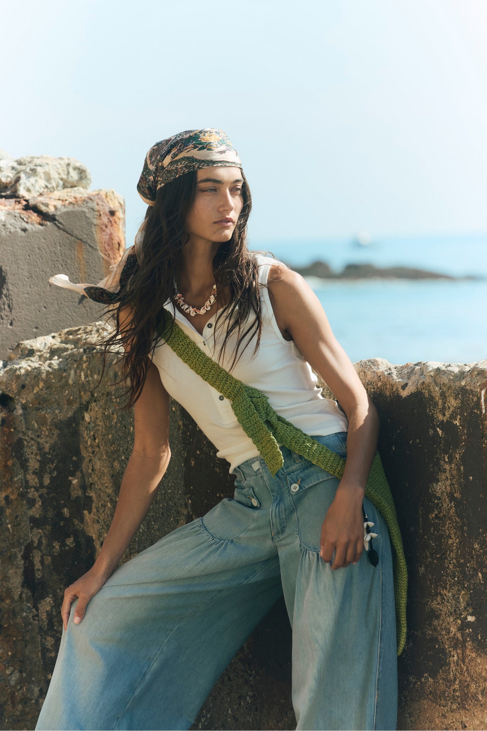 Free People We The Free Lotus Balloon Jeans/Bijou combo Regular price